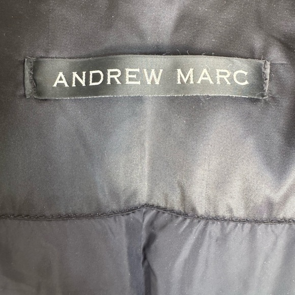 Andrew Marc Down Puffer Jacket with Fur Hood Size Small - Picture 5 of 8